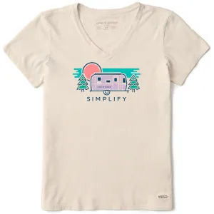 Women's Simplify Camper Crusher Vee T-Shirt - 77710