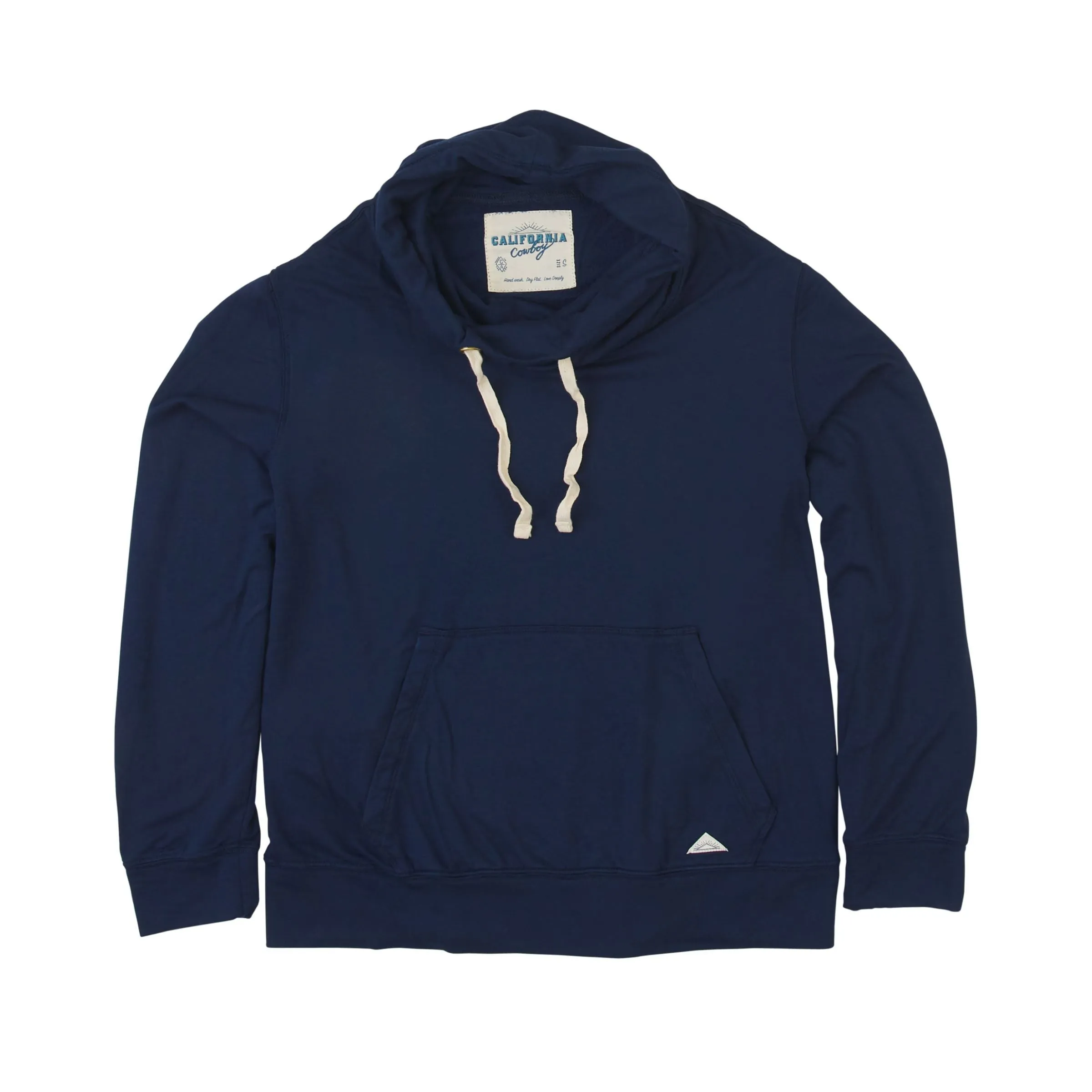 Women's Wagyu Fleece Cowl Neck - Wagyu Farallon Navy