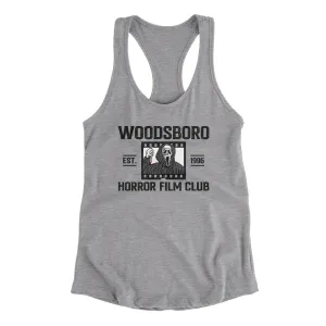 Woodsboro Horror Film Club Women's Racerback Tank
