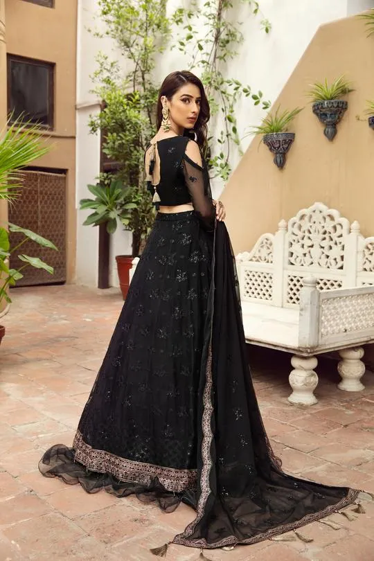 Zebaish | Alizeh Embroidered Chiffon Festive Collection Shahtaj | Unstitched Embroidered Chiffon Suits