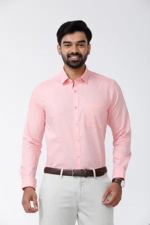 Zurich - Pink Formal Shirts for Men | Ariser