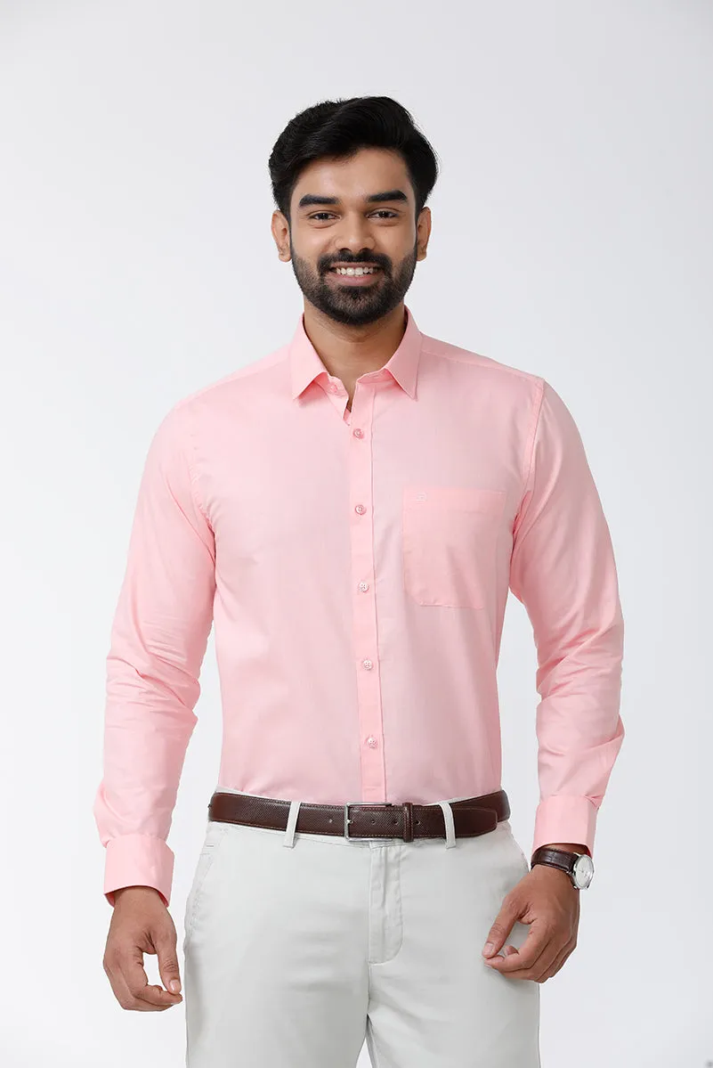 Zurich - Pink Formal Shirts for Men | Ariser
