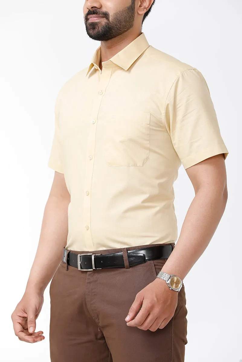 Zurich - Tan Formal Shirts for Men | Ariser