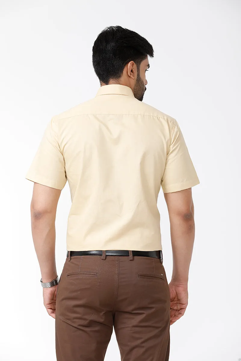 Zurich - Tan Formal Shirts for Men | Ariser